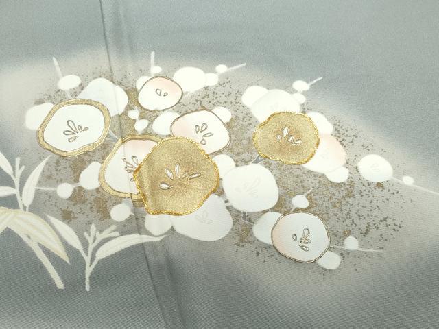 平和屋着物●豪華色留袖 作家物 駒刺繍 松竹梅 暈し染め 金彩 正絹 逸品 CAAZ8348vf
