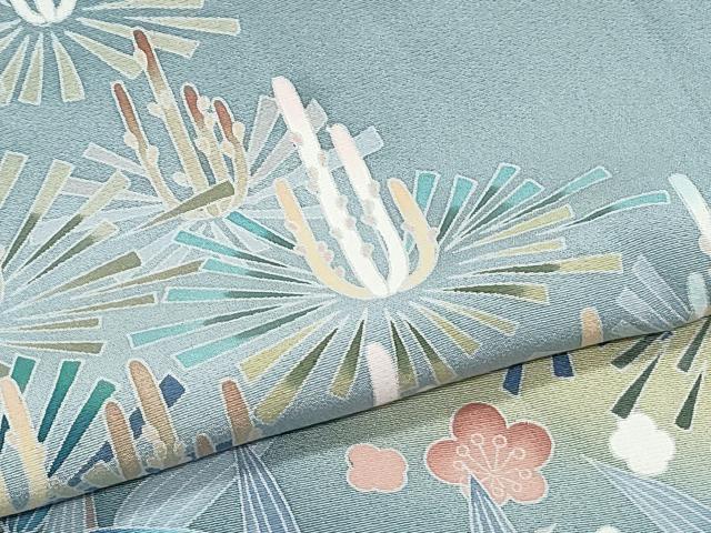 平和屋着物●豪華色留袖 友禅 作家物 松竹梅 暈し染め 正絹 逸品 CAAZ8821th