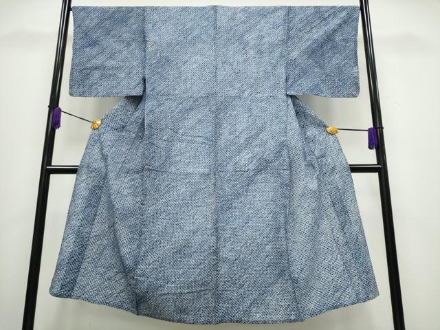 平和屋着物∴夏物 男性 浴衣 有松鳴海絞り 三浦絞り 綿 逸品 CABA0429ng
