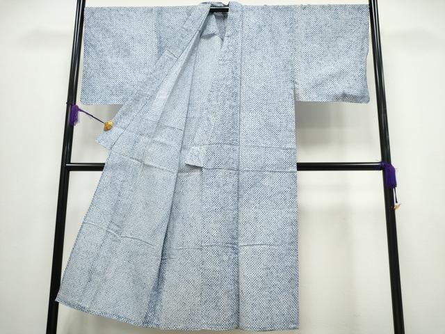 平和屋着物∴夏物 男性 浴衣 有松鳴海絞り 三浦絞り 綿 逸品 未使用 CABA0633ng