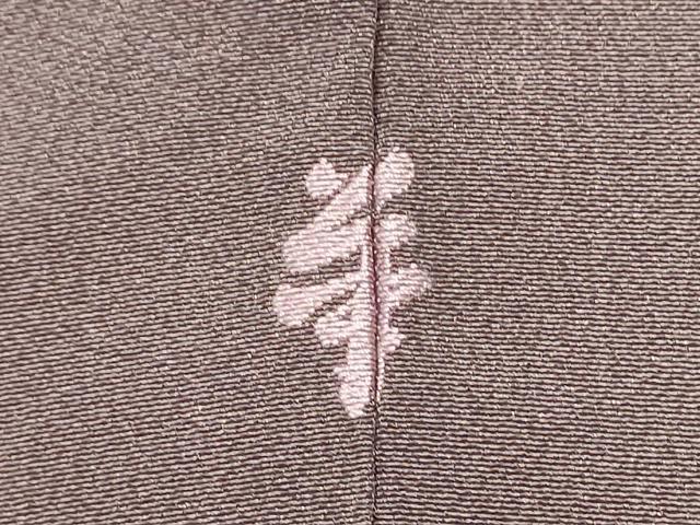 平和屋着物●上質な色無地 濃色 正絹 逸品 CABA1188hy