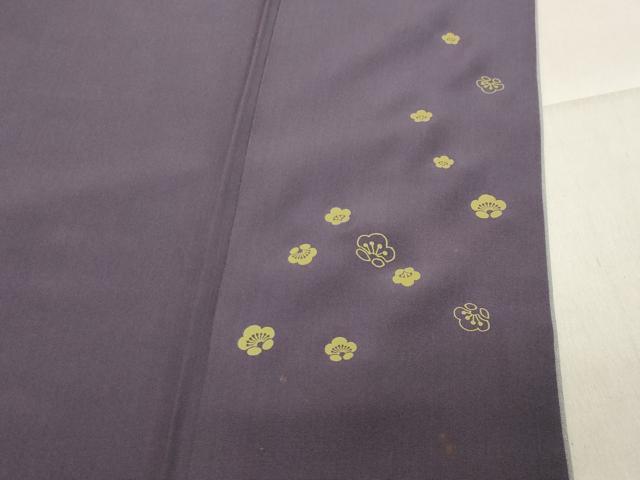 平和屋着物●上質な小紋 舞梅文 金彩 正絹 逸品 CABA1226gh