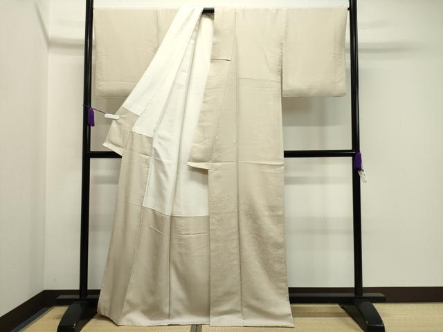 平和屋着物●豪華色留袖 立波花唐草文 砂色 正絹 逸品 CABA1307gh