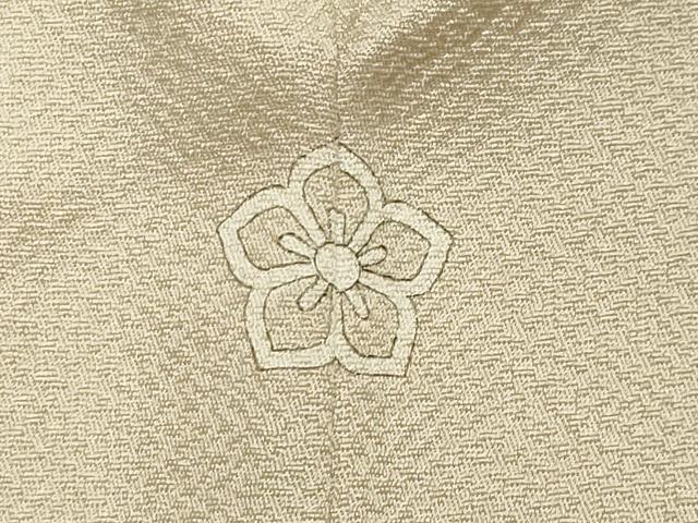 平和屋着物●豪華色留袖 立波花唐草文 砂色 正絹 逸品 CABA1307gh
