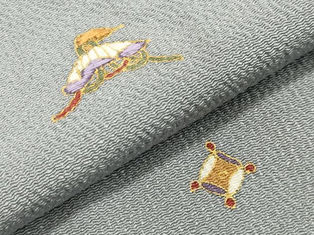 平和屋着物●訪問着 刺繍 宝尽くし文 金彩 高島屋扱い 正絹 逸品 CABA1366gh