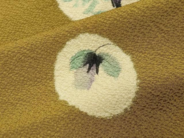 平和屋着物●上質な小紋 手描き 成り物 正絹 逸品 CABA1378gh