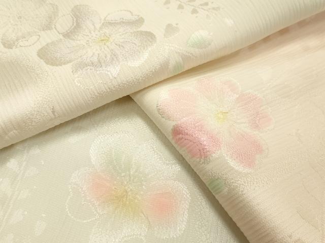 平和屋着物●長襦袢 袷 辻が花地紋 絞り 暈し染め 正絹 逸品 未使用 CABA1435gh