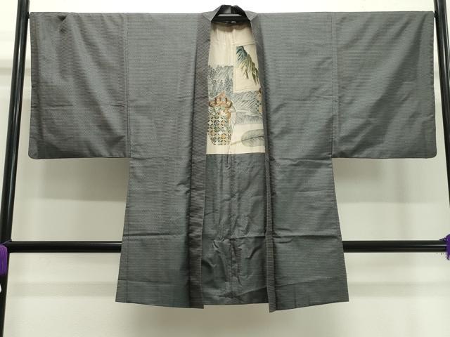 平和屋着物●男性 本場大島紬 アンサンブル 100亀甲 総詰め 正絹 逸品 CABA1446gh