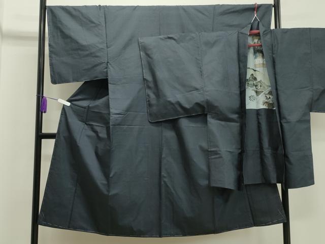 平和屋着物●男性 本場大島紬 アンサンブル 100亀甲 総詰め 正絹 逸品 未使用 CABA1449gh