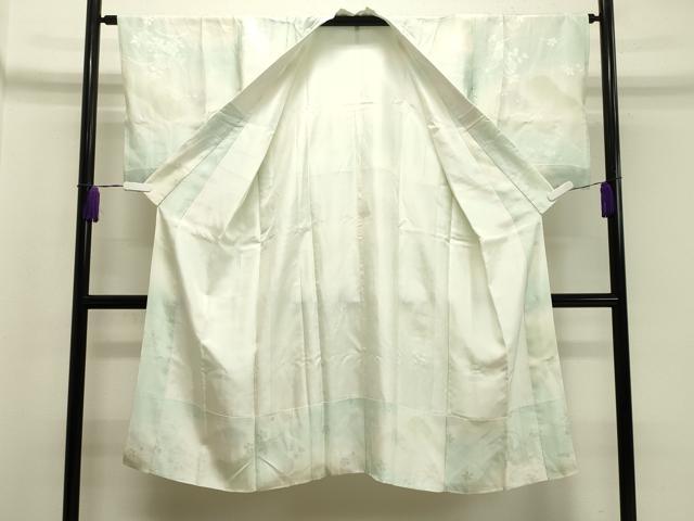平和屋着物●長襦袢 袷 遠山花地紋 暈し染め 正絹 逸品 CABA1505gh