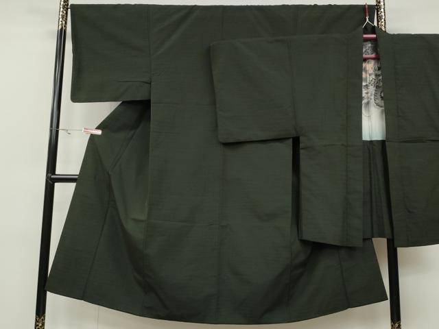 平和屋着物●男性 紬 アンサンブル 霞文 正絹 逸品 CABA1630ut