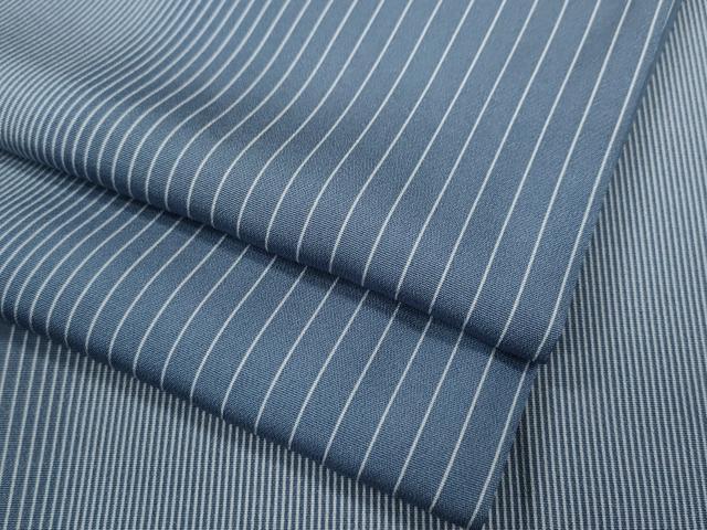 平和屋着物●上質な小紋 縞 暈し染め 西武百貨店扱い 正絹 逸品 CABA1715ut