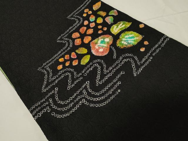 平和屋着物●両面 太鼓柄袋帯 絞り 正倉院 正絹 逸品 未使用 CABA2315dy