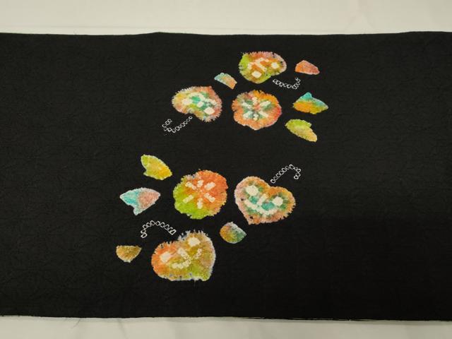 平和屋着物●両面 太鼓柄袋帯 絞り 正倉院 正絹 逸品 未使用 CABA2315dy