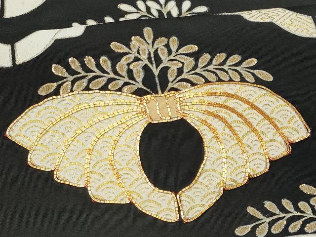 平和屋着物■豪華黒留袖 桐 正絹 逸品 CABA2586fb
