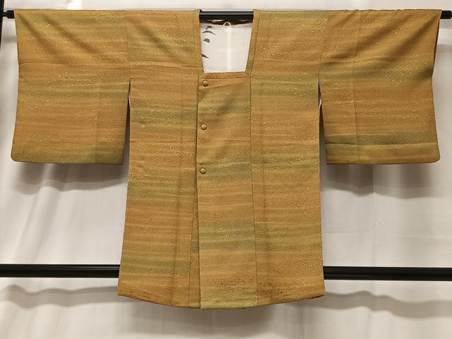 平和屋着物■道行コート 霞文 暈し染め 正絹 逸品 CABA3499ua