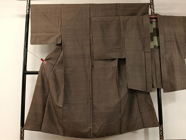 平和屋着物●男性 本場大島紬 アンサンブル 吉祥文様 正絹 逸品 CABA4651vp
