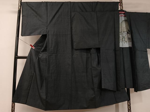 平和屋着物●男性 本場大島紬 アンサンブル 100亀甲 総詰め 正絹 逸品 CABA4672vp