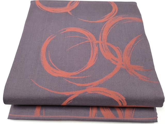 平和屋着物●六通柄 本袋帯 丸文 正絹 逸品 CABA5104hy