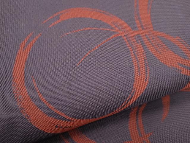 平和屋着物●六通柄 本袋帯 丸文 正絹 逸品 CABA5104hy