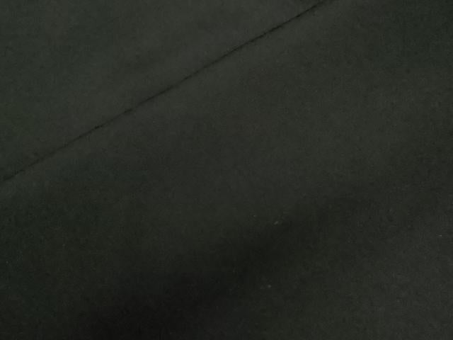 平和屋着物●男性 黒紋付 羽織セット 正絹 逸品 未使用 CABA6233yc