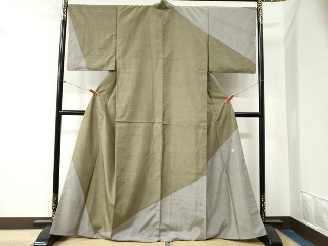 平和屋着物○石川県指定無形文化財 牛首紬 白山工房 手織り 訪問着