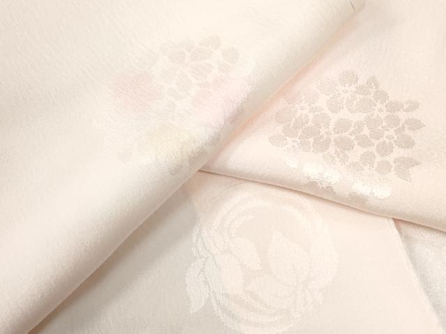 平和屋着物●長襦袢 袷 花丸地紋 暈し染め 正絹 逸品 未使用 CABA6281yc