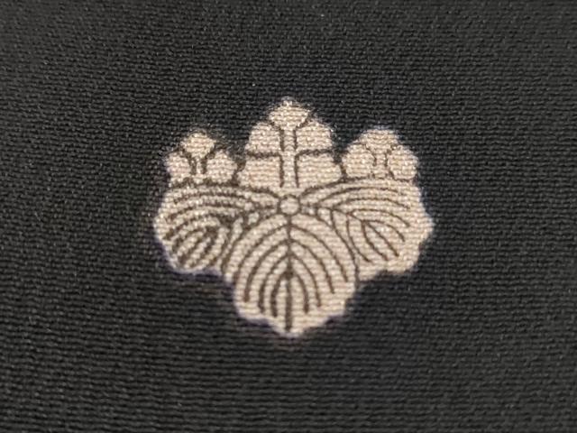 平和屋着物■豪華黒留袖 刺繍 鳳凰松葉文 金彩 正絹 逸品 CABA7208ev