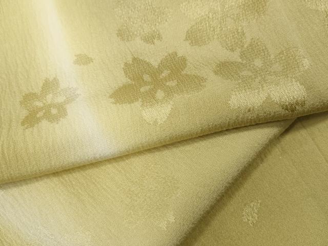 平和屋着物●長襦袢　無双仕立て　舞花地紋　暈し染め　やまと誂製　正絹　逸品　CABA8273ut 平和屋着物○長襦袢 無双仕立て 舞花地紋 暈し染め やまと誂製 正絹