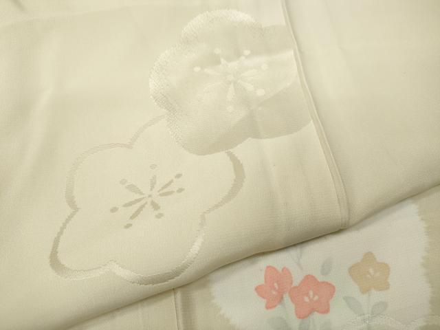 平和屋着物●長襦袢 無双仕立て 舞花文 正絹 逸品 CABA8275ut