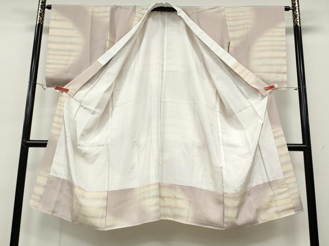 平和屋着物●長襦袢 袷 横段霞文 暈し染め 正絹 逸品 CABA8357ut