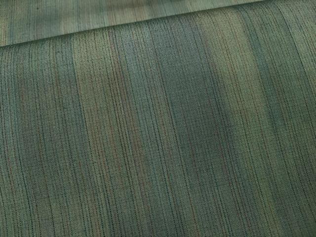 平和屋着物●上質な紬 縞 正絹 逸品 CABA8371ut