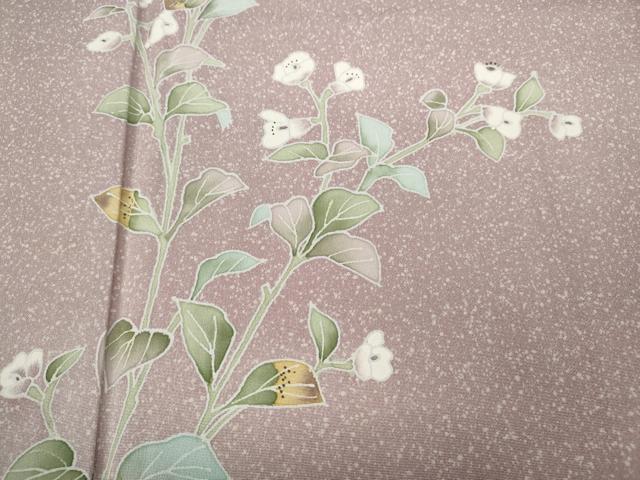 平和屋着物●訪問着 友禅 枝花文 暈し染め 正絹 逸品 CABA8375ut