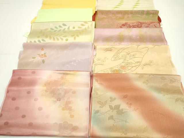 平和屋着物★和装小物 帯揚げ10枚セット 正絹 逸品 CABA9203ju