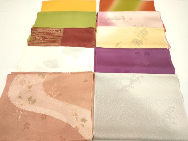 平和屋着物★和装小物　帯揚げ10枚セット　正絹　逸品　CABA9260ju 平和屋着物☆和装小物 帯揚げ10枚セット 正絹 逸品 CABA9209ju