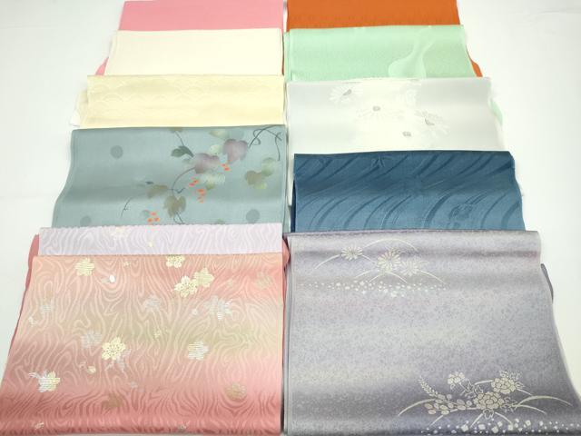 平和屋着物★和装小物 帯揚げ10枚セット 正絹 逸品 CABA9216ju
