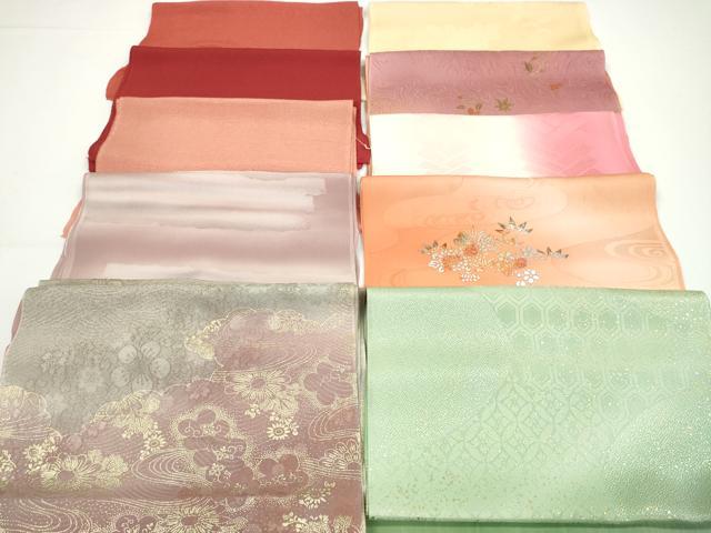 平和屋着物★和装小物 帯揚げ10枚セット 正絹 逸品 CABA9253ju