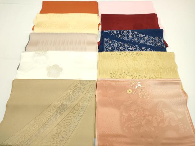 平和屋着物★和装小物 帯揚げ10枚セット 正絹 逸品 CABA9255ju