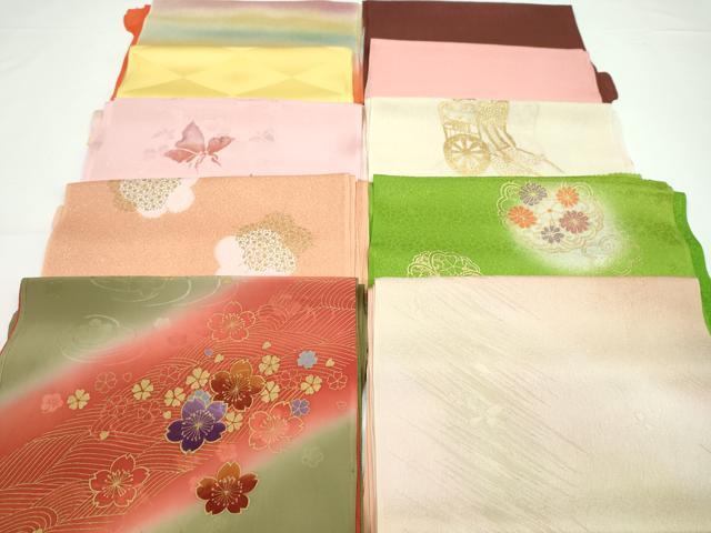 平和屋着物★和装小物 帯揚げ10枚セット 丹後ちりめん 正絹 逸品 CABA9276ju