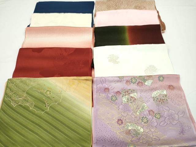 平和屋着物★和装小物 帯揚げ10枚セット 正絹 逸品 CABA9284ju