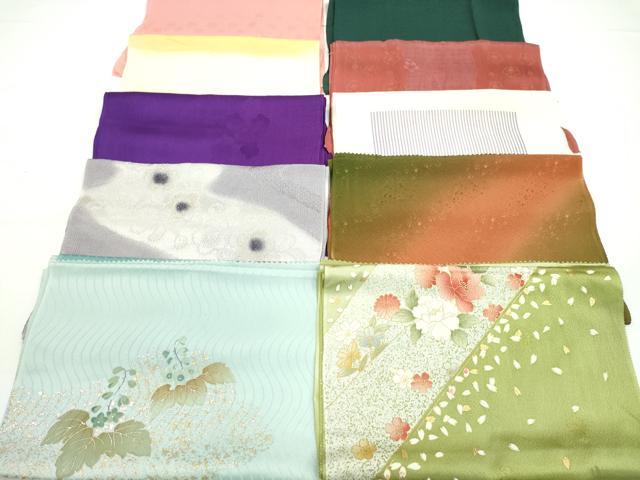 平和屋着物★和装小物 帯揚げ10枚セット 正絹 逸品 CABA9286ju