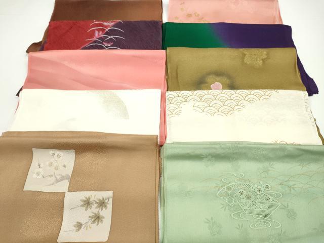 平和屋着物★和装小物 帯揚げ10枚セット 正絹 逸品 CABA9289ju