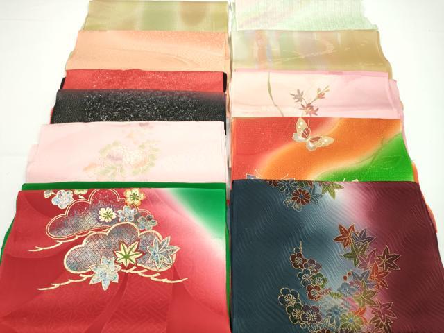 平和屋着物★和装小物 帯揚げ10枚セット 正絹 逸品 CABA9293ju