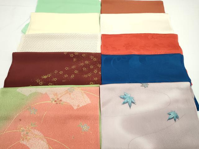 平和屋着物★和装小物 帯揚げ10枚セット 正絹 逸品 CABA9301ju