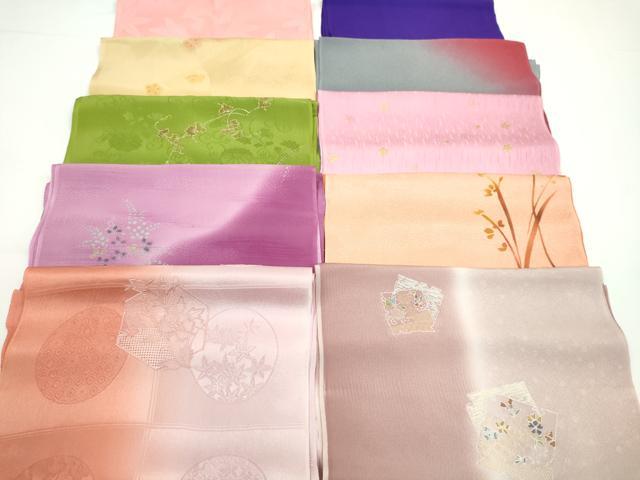 平和屋着物★和装小物 帯揚げ10枚セット 丹後ちりめん 正絹 逸品 CABA9313ju