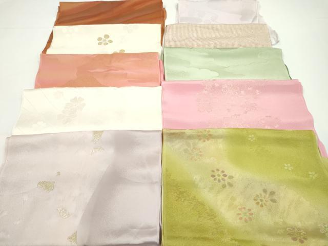 平和屋着物★和装小物 帯揚げ10枚セット 丹後ちりめん 正絹 逸品 CABA9326ju