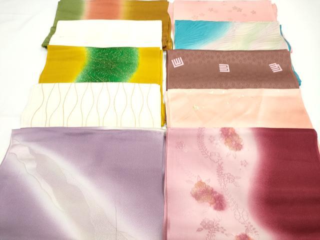 平和屋着物★和装小物 帯揚げ10枚セット 丹後ちりめん 正絹 逸品 CABA9335ju