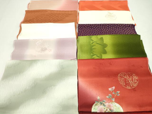 平和屋着物★和装小物 帯揚げ10枚セット 正絹 逸品 CABA9436ju