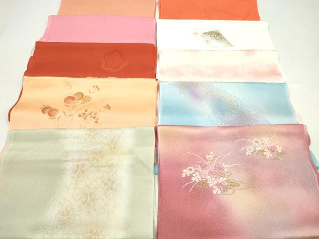 平和屋着物★和装小物 帯揚げ10枚セット 正絹 逸品 CABA9437ju