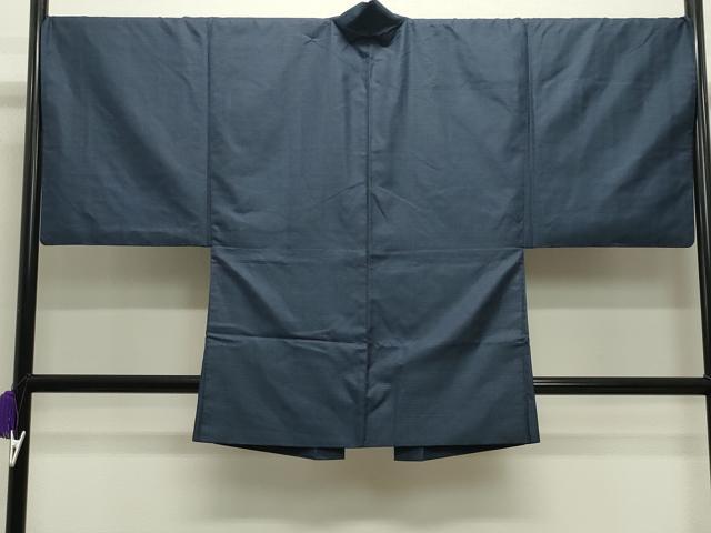 平和屋着物●男性 紬 アンサンブル 100亀甲 総詰め 正絹 逸品 CABA9763gh